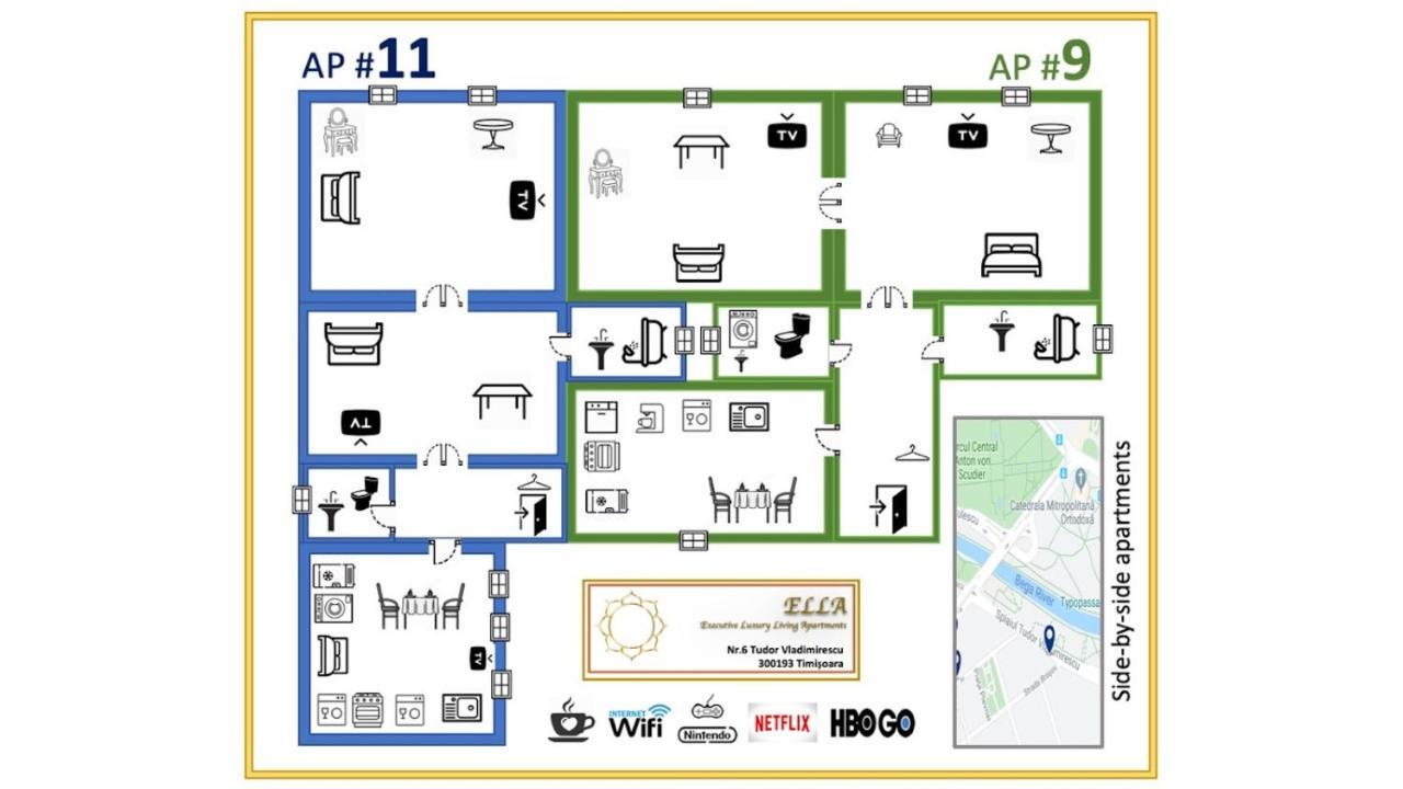 Ella Apartment Timisoara No11 Dış mekan fotoğraf